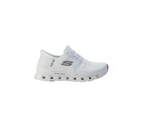 SKECHERS con Lacci Glide Passo Pro Tacco Cuscino Rete Donna Scarpe Bianco UK 3 -