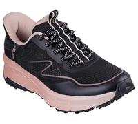 Skechers Sneaker da donna Switch Back Mist Nero, tessuto/sintetico con dettagli rosa, Taglia 41 EU