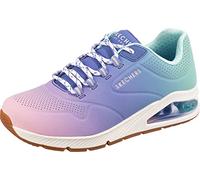 Skechers Sneaker da Donna Uno 2-Color Waves, Blmt Blue Multi, 40 EU