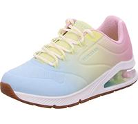 Skechers Sneaker da Donna Uno 2-Color Waves, Wmlt White Multi, 38 EU