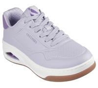 Skechers Sneaker da Donna Uno Court Fast Break, Lavanda Duraleather Viola Trim, 38 EU
