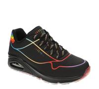 Skechers Sneaker da donna Uno-Drizzl'n Rainbow, Nero/nero, 38 EU