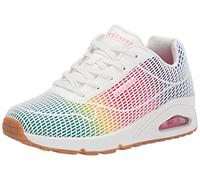 Skechers Sneaker da Donna Uno Eye Catching, Wmlt White Multi, 40 EU
