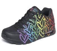Skechers Sneaker da Donna Uno-Full of Love, Nero/Multicolore, 40 EU