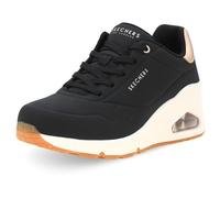 Skechers Sneaker da Donna Uno Wedge-Hi Steps, Nero, 38 EU