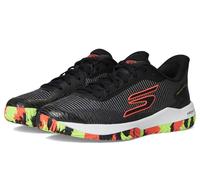 Skechers Viper Court PRO 2.0, Scarpe da Ginnastica Uomo, Tessuto Sintetico Nero Multi Trim, 42.5 EU