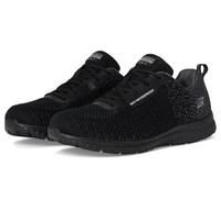 Skechers Sneaker da Donna Virtue-Dryspell, Nero/Carbone = bkcc, 38.5 EU