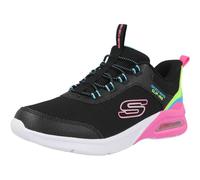 Skechers Sneaker da Ragazza Microspec Max Color Trifecta, Nero, 2 UK Child