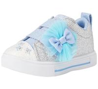 Skechers Dita Scintillanti, Sneaker Bambine e Ragazze, Argento/Azzurro, 5 Toddler
