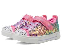Skechers Sneaker da ragazza Twinkle Sparks, Rosa/multicolore, 12 Little Kid