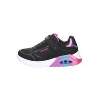 Skechers Sneaker da Ragazza Uno Lite 2.0 Vivid Metallic, Nero Sintetico Multi Trim, 9.5 UK Child