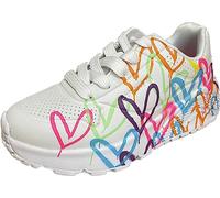 Skechers Scarpe da Ginnastica Uno Lite Love Levitate Bambina Bianco in sintetico 24 EU