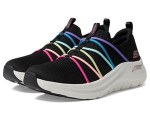 Skechers Sneaker da Strada Arch Fit 2.0 da Donna, BKMT=Nero/Multicolore, 35 EU