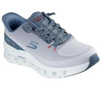 Skechers Sneaker da Uomo Arch Fit Glide-Step PRO, Pu Blu Lavorato a Maglia Grigio Chiaro, 45 EU