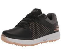 Skechers Sneaker da Uomo Go Elite 5 Arch Fit Impermeabile da Golf, Nero/Oro Rosa, 41 EU