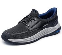 Skechers Sneaker da Uomo Meroe-Alden, Nero, 41.5 EU