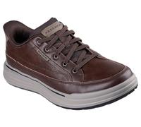 Skechers Uomo Slip-ins Relaxed Fit: Sterling - Hansel Sneaker in Cioccolato, Taglia 42.5