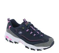 Skechers Women's D'Lites Sneaker, Colore: Blu Navy, 38.5 EU