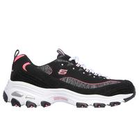 Skechers Sneaker D'Lites Me-Time Donna, Nero/Rosa Acceso., 35.5 EU