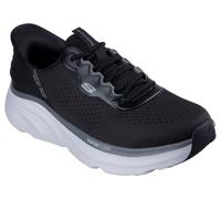 Skechers Sneaker D'lux Vapor Uomo, Nastro Nero in Rete termofusibile, Color Carbone, 41 EU