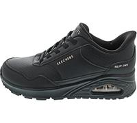 Skechers Donna Uno Banksia Luxe Slip-In ALLENATRICE, Black Duraleather, 41 EU