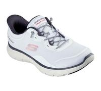 Skechers Donna Flex Appeal 5.0 Easy Breezy Slip-In ALLENATRICE, White Mesh/Tpu/Multi Trim, 40 EU