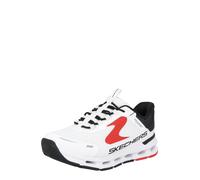 Skechers Glide-Step Plus Vista-Lane Sneaker, Bianco/Nero/Rosso, 42