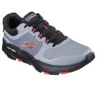 Skechers Sneaker Go Run 7.0 Full Range Uomo, Tessuto Sintetico Grigio e Corallo, 41 EU