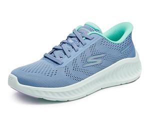 Skechers Sneaker Go Walk Now Donna, Blu Verde, 38 EU