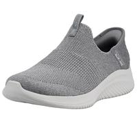 Skechers Women's Slip Ins Ultra Flex 3.0 Smooth Step Sneaker, Light Grey, 6.5 W US