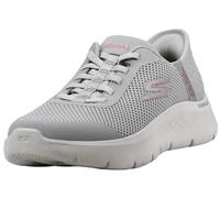 Skechers - Sneaker low-top da donna, Grigio/rosa, 40 EU