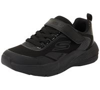 Skechers Sneaker Microspec Advance Bambina, Nero, 2 UK Child