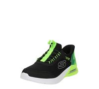 SKECHERS Sneaker 'MICROSPEC MAX - BRISK-STRIPE' verde / verde neon / nero, Taglia 27