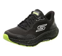 Skechers Sneaker Piemonte Go Run Consistent 2.0 Uomo, Tessuto Sintetico Nero e Lime, 41 EU