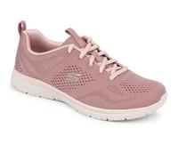 Skechers Sneaker Regalo da Donna Virtue-Friendly, Bordo Rosa in Rete Malva, 35.5 EU