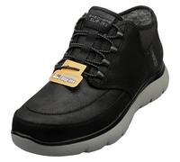 Skechers Vertici Slip-in a Mani libere, Scarpe da Ginnastica Uomo, Finitura in camoscio Nero Antracite, 44 EU