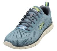 Skechers Track Leshur, Scarpe da Ginnastica Uomo, Rete Sintetica Ardesia, 43 EU