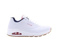 Skechers Scarpe da ginnastica Uno Stand On Air Uomo White Durabuck Navy Red Trim 47,5 EU