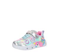 Skechers Unicorn Charmer - Lil Heart Sparkles Sneaker in Argento/Multicolore, Taglia 21