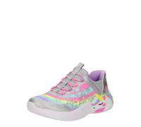SKECHERS Sneaker 'UNICORN DREAMS - STARRY LITE' blu chiaro / verde neon / rosa / argento, Taglia 33