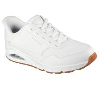 Skechers Sneaker Uomo Uno Banksia, Maglia Duraleather Bianca, 48.5 EU