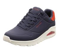 Skechers Sneaker da uomo UNO-Suited On Air, Blu Nvrd, 45 EU