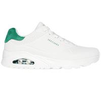 Skechers Sneaker Uomo Uno Suited on Air, Camoscio Bianco Durabuck Verde, 46 EU