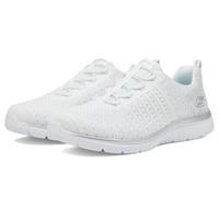 Skechers Sneaker Virtue-Lucent Donna, Bianco/Argento = WSL, 42 EU