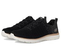 Skechers Sneaker Virtue Lucent Donna, Nero/Oro Rosa = Nero, 41 EU