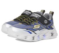 Skechers Bambino S-Lights: Vortex 2.0 -Veltrox Sneaker in Argento/Nero, Taglia 33