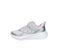 Skechers Sneaker Wave 92 Bambina, Bordo in Rete Grigio Chiaro, 9.5 UK Child