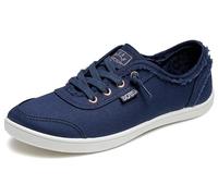 Skechers Bobs B Cute Sneaker - Memory Foam, Flexible Outsole, Lightweight Vegan Shoes, Scarpe da Ginnastica Donna, Marina Militare, 39 EU Larga