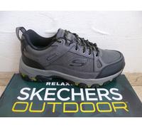 Skechers Selmen Cormack, Scarpe da ginnastica Uomo, Pelle Carbone W Maglia Sintetica, 41 EU