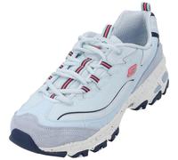 Skechers - D'Lites Bold Views - Sneakers in camoscio azzurro-Blu 37